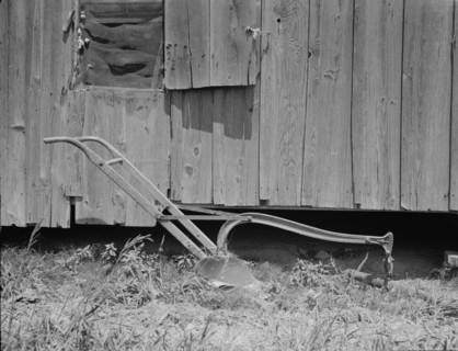 Sharecropper's cabin and sharecropper's tool, Mississippi, 1937. Creator: Dorothea Lange.