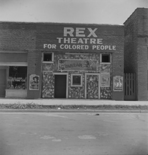 Theatre in Leland, Mississippi, 1937. Creator: Dorothea Lange.