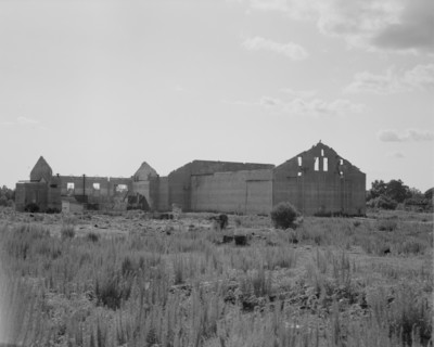 Remains of sawmill in Fullerton, Louisiana, 1937. Creator: Dorothea Lange.