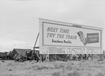 Three families camped on the plains along US 99 in California, 1938. Creator: Dorothea Lange.