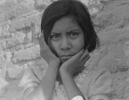 Daughter of Mexican field laborer, Near Chandler, Arizona, 1937. Creator: Dorothea Lange.