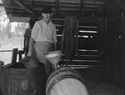 Turpentine worker, Georgia, 1937. Creator: Dorothea Lange.