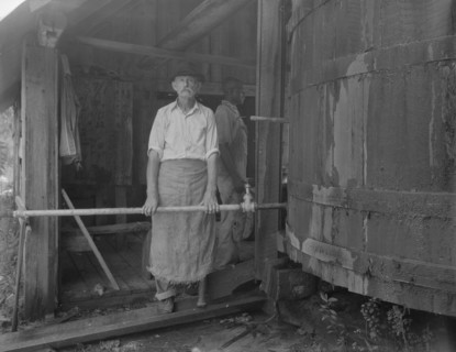 Turpentine "stiller" near Valdosta, Georgia, 1937. Creator: Dorothea Lange.