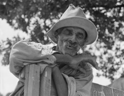 This man was born a slave in Greene County, Georgia, 1937. Creator: Dorothea Lange.