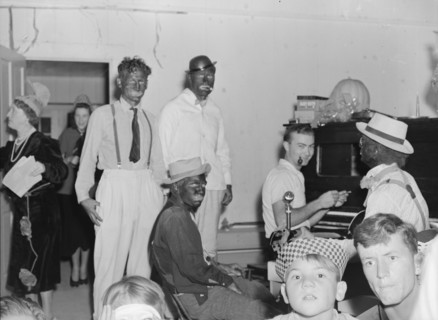Halloween party, Shafter, California, 1938. Creator: Dorothea Lange.