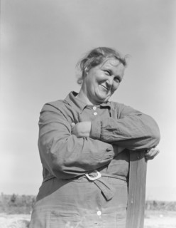 Arkansas mother, now a rural rehabilitation client, Tulare County, California, 1938. Creator: Dorothea Lange.