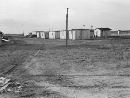 Farm Security Administration (FSA) temporary camp for migrants, Gridley, California, 1939. Creator: Dorothea Lange.