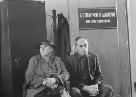 Tenant Purchase applicants, Stockton, California, 1938. Creator: Dorothea Lange.