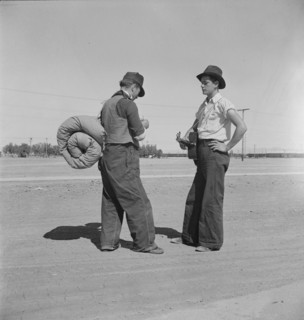 One of the roads leading into Calipatria, Imperial County, California, 1939. Creator: Dorothea Lange.