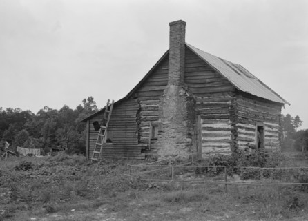 Negro sharecropper house, Person County, North Carolina, 1939. Creator: Dorothea Lange.