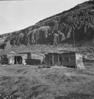Yakima Indian village, on the Columbia River..., Celilo, Wasco County, Oregon, 1939. Creator: Dorothea Lange.