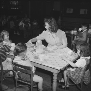 A child care center, opened September 15, 1942, for thirty child..., New Britain, Connecticut, 1943. Creator: Gordon Parks.