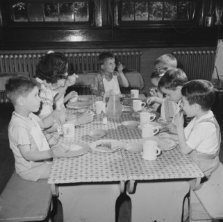 A child care center, opened September 15, 1942, for thirty child..., New Britain, Connecticut, 1943. Creator: Gordon Parks.