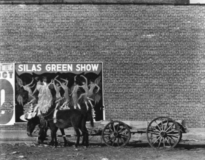 Minstrel poster in Alabama town, 1936. Creator: Walker Evans.
