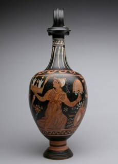 Oinochoe (Pitcher), end of 4th century BCE. Creator: Mattinata Painter.