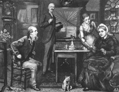 ''That Unfortunate Marriage, by Francis Eleanor Trollope,"The next moment Mr. Theodore Bransby was u Creator: Sydney Prior Hall.