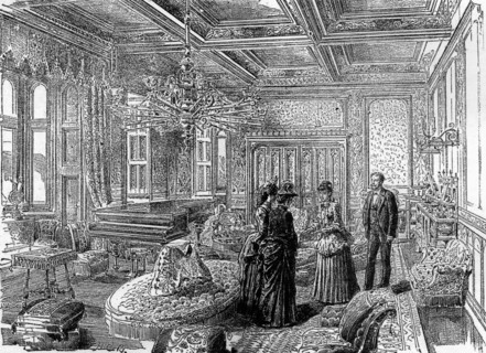 ''A Prima Donna's Home; Sketches at Craig-y-Nos Castle, Madame Patti-Nicolini's Residence in South W Creator: Unknown.