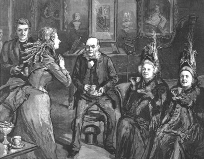 ''That Unfortunate Marriage, by Francis Eleanor Trollope, "I'm so sadly absent minded,"said Mrs Simp Creator: Sydney Prior Hall.