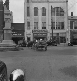 Small agricultural center, Oxford, North Carolina, 1939. Creator: Dorothea Lange.