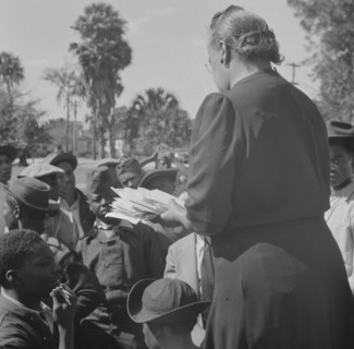 Possibly: Bethune-Cookman College, Daytona Beach, Florida, 1943. Creator: Gordon Parks.