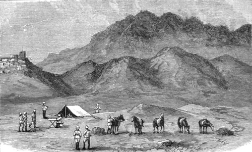 ''Notes in the Black Mountains and Sikkim Campaign's, Northern India; The Black Mountain from the Og Creator: Unknown.