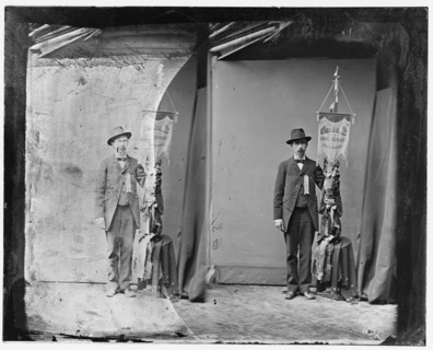 War flag of General George H. Thomas, 1865-1880.  Creator: Unknown.