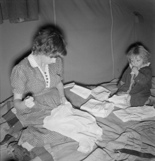 Baby clothes, FSA mobile camp unit, Merrill, Klamath County, Oregon, 1939. Creator: Dorothea Lange.