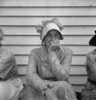 Member of the congregation of Wheeley's church..., near Gordonton, North Carolina, 1939. Creator: Dorothea Lange.