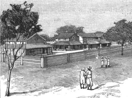 ''New Hospitals in India; The Dufferin Hospital, Nagpur, built by the Central Province Branch', 1888 Creator: Unknown.