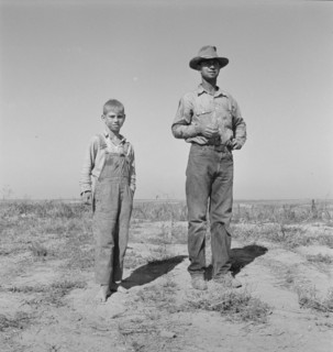 George Cleaver, new farmer, has five boys, Malheur County, Oregon, 1939. Creator: Dorothea Lange.