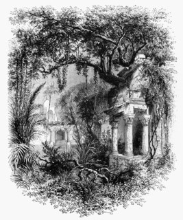 'View in the Gardens of the Mogul's Palace, Delhi', c1891. Creator: James Grant.