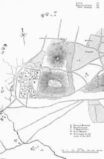 'Plan of the Defence of Seetabuldee Hill', c1891. Creator: James Grant.