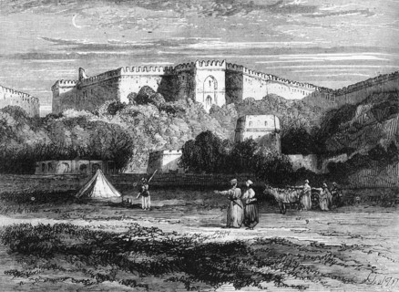 'View of Fort Rhotas near Chillianwalla', c1891. Creator: James Grant.