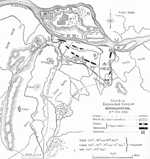 'Plan of the Attack on Seringapatam', c1891. Creator: James Grant.