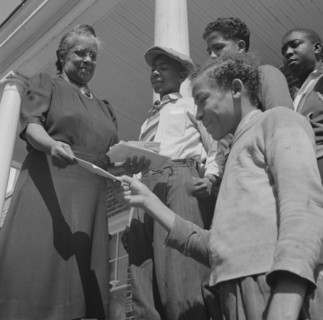 Bethune-Cookman College, Daytona Beach, Florida, 1943. Creator: Gordon Parks.
