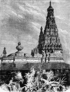 'View of a Hindoo Temple, Bombay', c1891. Creator: James Grant.
