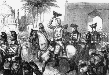 'General Goddard Entering Surat', c1891. Creator: James Grant.