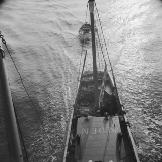 Possibly: On board the fishing boat Alden out of Gloucester, Massachusetts, 1943. Creator: Gordon Parks.