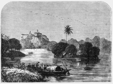 'View of the Citadel of Poonah', c1891. Creator: James Grant.