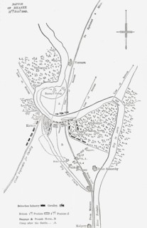 'Plan of the Battle of Meanee', c1891. Creator: James Grant.