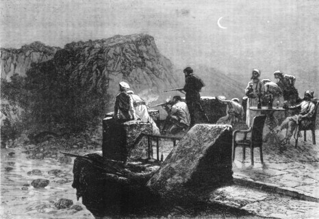 'A Tiger-Hunt in the Kyrmores', c1891. Creator: James Grant.