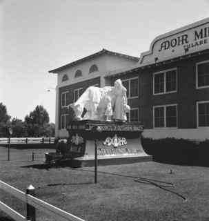 Highway sculpture, on U.S. 99, outskirts of Tulare, California, 1939. Creator: Dorothea Lange.
