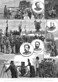 ''The Last Meeting of the National Rifle Association at Wimbledon', 1888. Creator: Unknown.