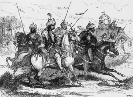 'Group of Mahrattas, 1818', c1891.  Creator: James Grant.