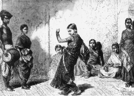 'Dancing Girls of Bombay', c1891. Creator: James Grant.