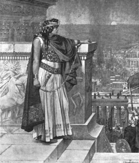 ''Pictures of the Year- VII, "Zenobia's last look at Palmyra"', 1888. Creator: Herbert Gustave Schmalz.