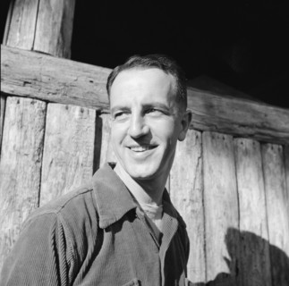 Mr. Lewis Traver, the director at Camp Nathan Hale, Southfields, New York, 1943 Creator: Gordon Parks.
