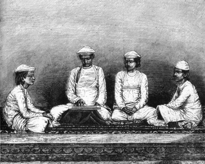 'Group of Brahmins', c1891. Creator: James Grant.
