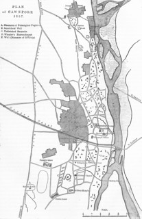 'Plan of Cawnpore', c1891. Creator: James Grant.
