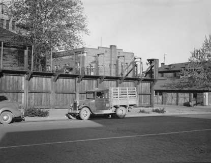 Possibly: The famed stockade, Yakima, Washington, 1939. Creator: Dorothea Lange.